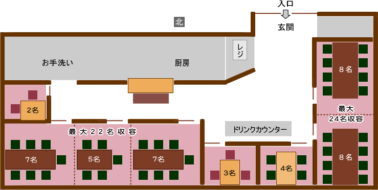 イラスト:店内図